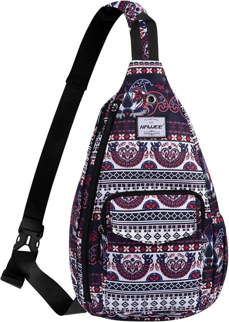 HAWEE Backpack Sling for Women Anti-Water Crossbody Bag Inclined Adjustable Pack | Casual, Adjustable Strap, Water Repellent, for Travel/Sport - Image 1
